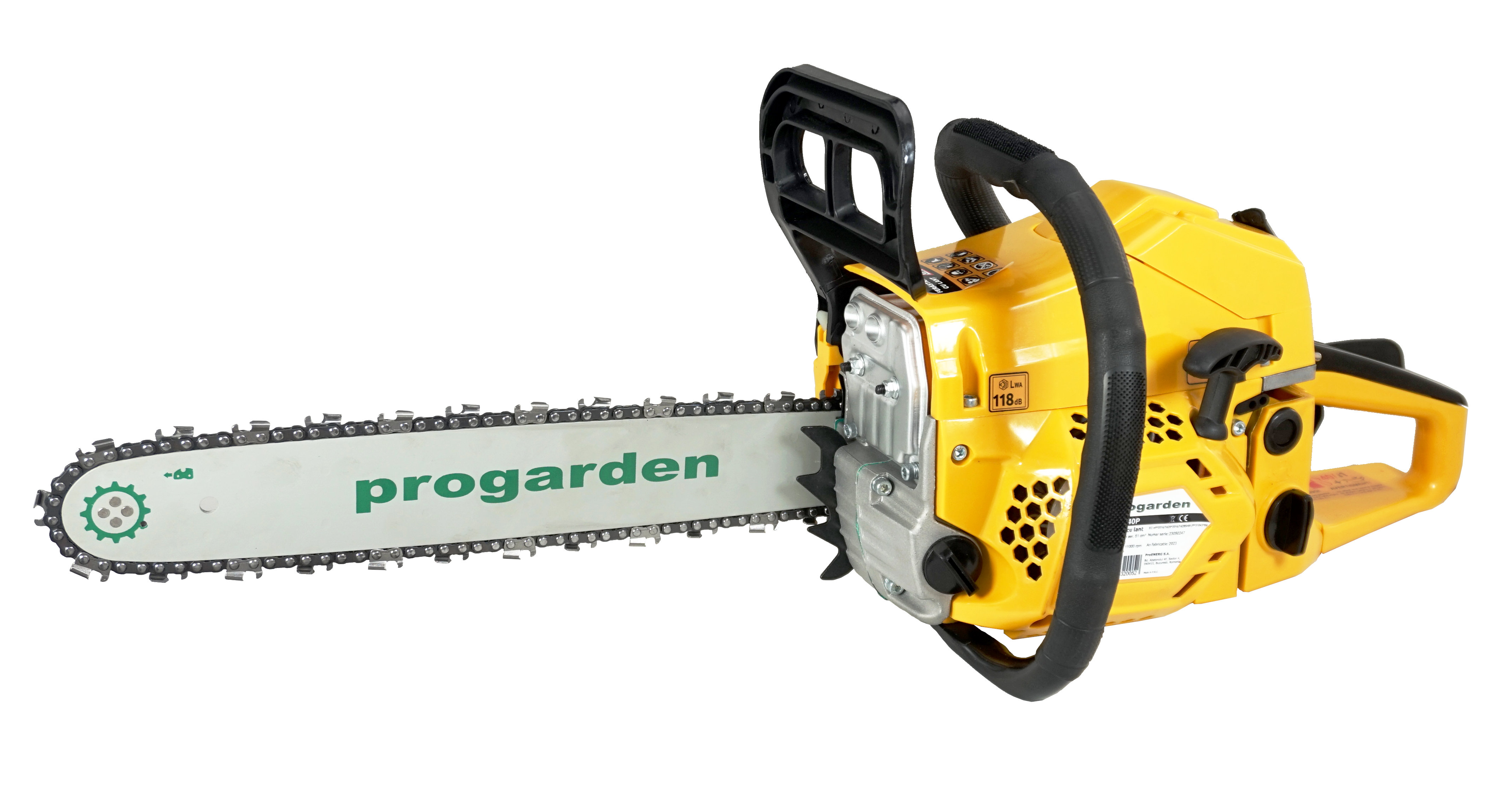 ProGARDEN MF3040P Motoferastrau 400mm, 3CP, benzina 2t, 51cmc + Cadou lama si lant de 400mm x 0.325"