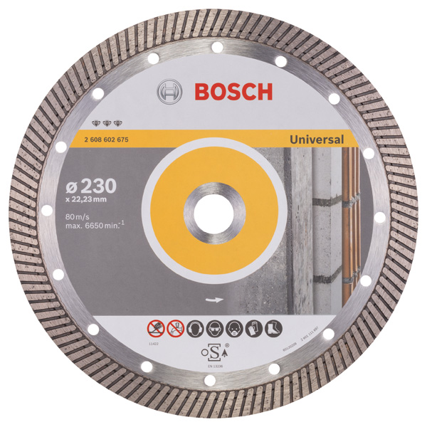 Bosch Disc diamantat Best for Universal Turbo 2.5x22.23x230mm