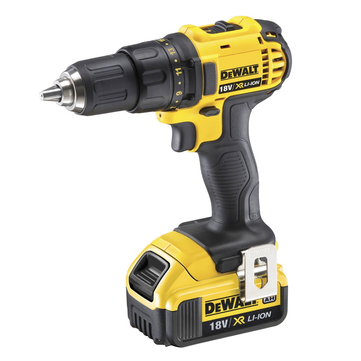 Masina de gaurit/insurubat DeWALT DCD780M2 cu 2 acumulatori Li-Ion 18V 4.0Ah