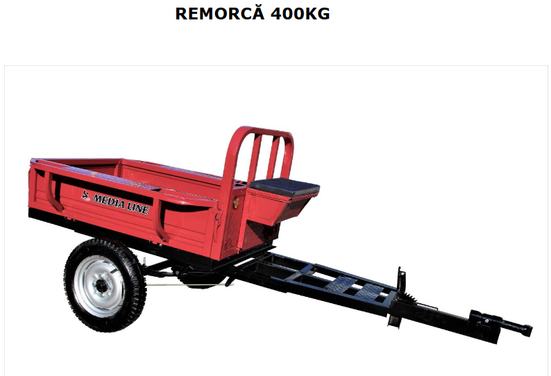 Remorcă Media Line 400 kg