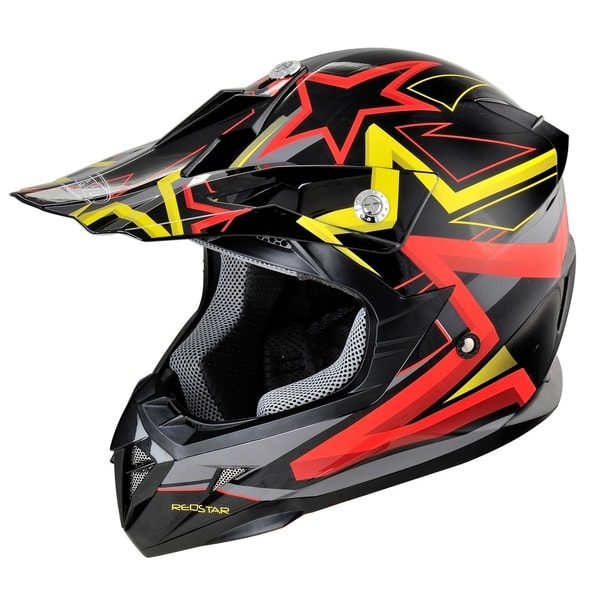 Casca moto / ATV integrala HECHT 55915, STARS design, marimea M