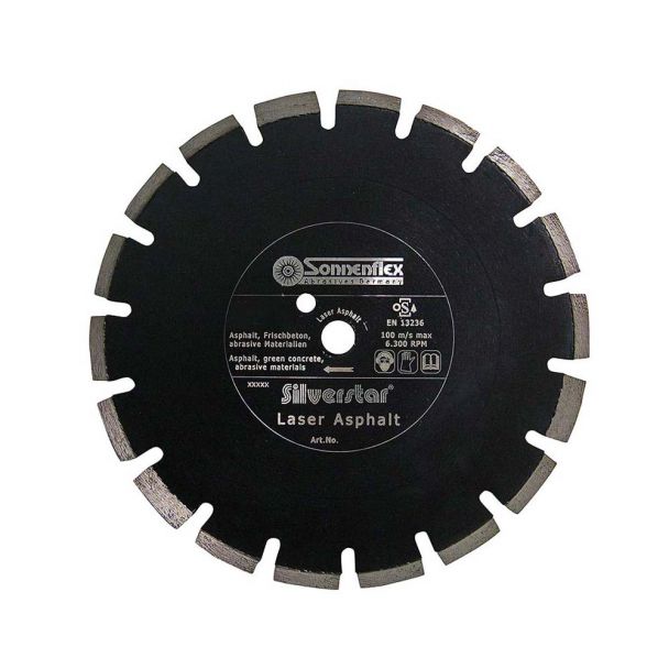 Disc diamantat Sonnenflex 81505_1, asfalt, beton proaspat, sape, materiale abrazive, caramida refractara, 400x3.5x10x25.4 mm