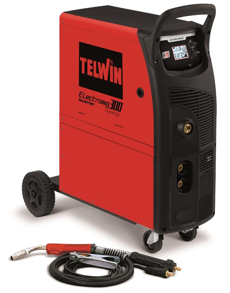 ELECTROMIG 300 SYNERGIC - APARAT DE SUDURA TELWIN tip MIG-MAG/TIG/MMA