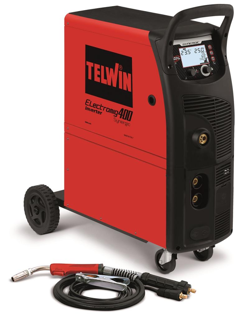 ELECTROMIG 400 SYNERGIC - APARAT DE SUDURA TELWIN tip MIG-MAG/TIG/MMA