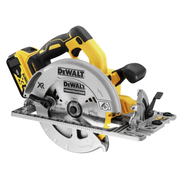 Fierastrau circular compact DeWalt DCS572P2 18V XR, 2 x 5.0 Ah, valiza TSTAK