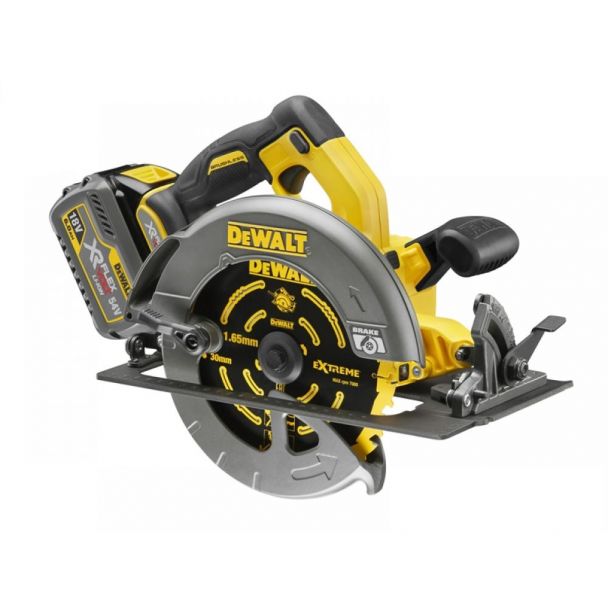 Fierastrau circular Dewalt DCS575T2 cu acumulatori Li-Ion XR FLEXVOLT 54 V 6.0 Ah, diametru panza 190 mm, in valiza TSTAK