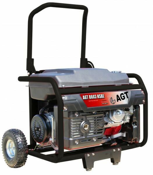 Generator de curent AGT 8603 HSBE GX390 Rezervor 25L TTL pornire electrica