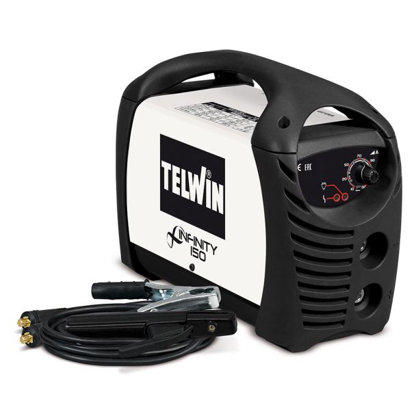 Invertor sudura MMA Telwin INFINITY150_ACX, 130 A, electrozi 1.6-3.2 mm, cu accesorii