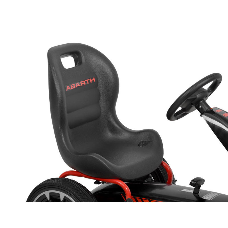 Kart cu pedale ABARTH Black, 113 x 57 x 73 cm, negru