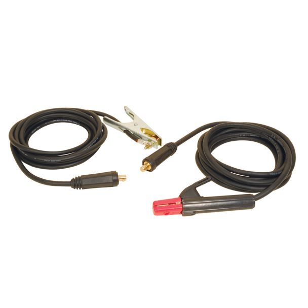 Kit pentru sudura MMA Lincoln Electric KIT-140A-25-5M, 140 A, conectori rapizi DX25, cabluri 5+5 m, sectiune 25 mm2