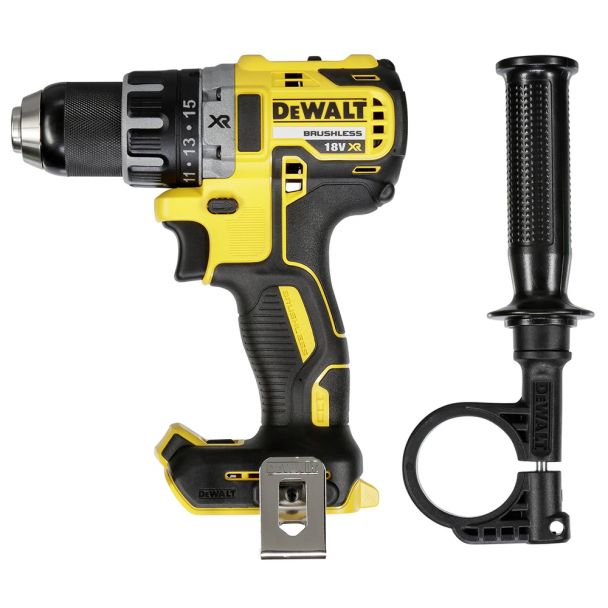 Masina de gaurit si insurubat compatibila cu acumulatori Dewalt DCD791NT, Li-Ion 18 V, cuplu maxim 70 Nm, fara acumulatori si incarcator