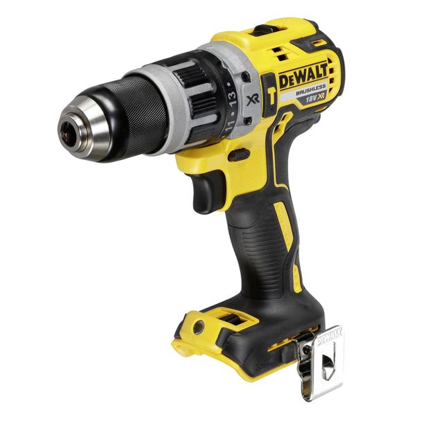 Masina de gaurit si insurubat cu percutie, compatibila cu acumulatori Dewalt DCD796NT, 18V, cuplu maxim 70 Nm, valiza de transport