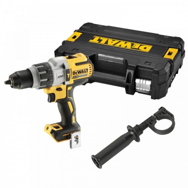 Masina de gaurit si insurubat cu percutie, compatibila cu acumulatori Dewalt DCD996NT, 18V, cuplu maxim 95 Nm, valiza de transport, fara acumulatori si incarcator