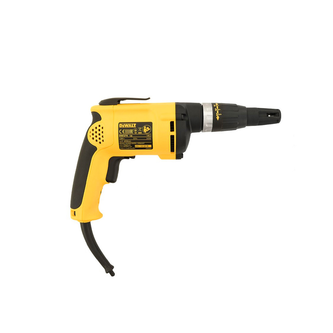 Masina de insurubat pentru gips-carton DEWALT - DW274-QS, 540W