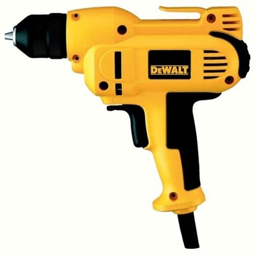 Masina de gaurit DeWALT DWD115KS-QS cu maner pozitionat central si mandrina rapida de 10mm, 0-2500rpm, 701W, 1.0-10mm, 10.9Nm, 1.9kg