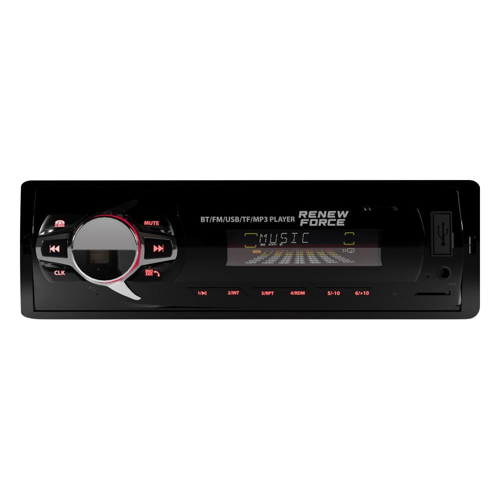 Player Auto dimensiune 1DIN, 4 x 50W, model 7011A, cu Radio, MP3, AUX, Card, Telecomanda