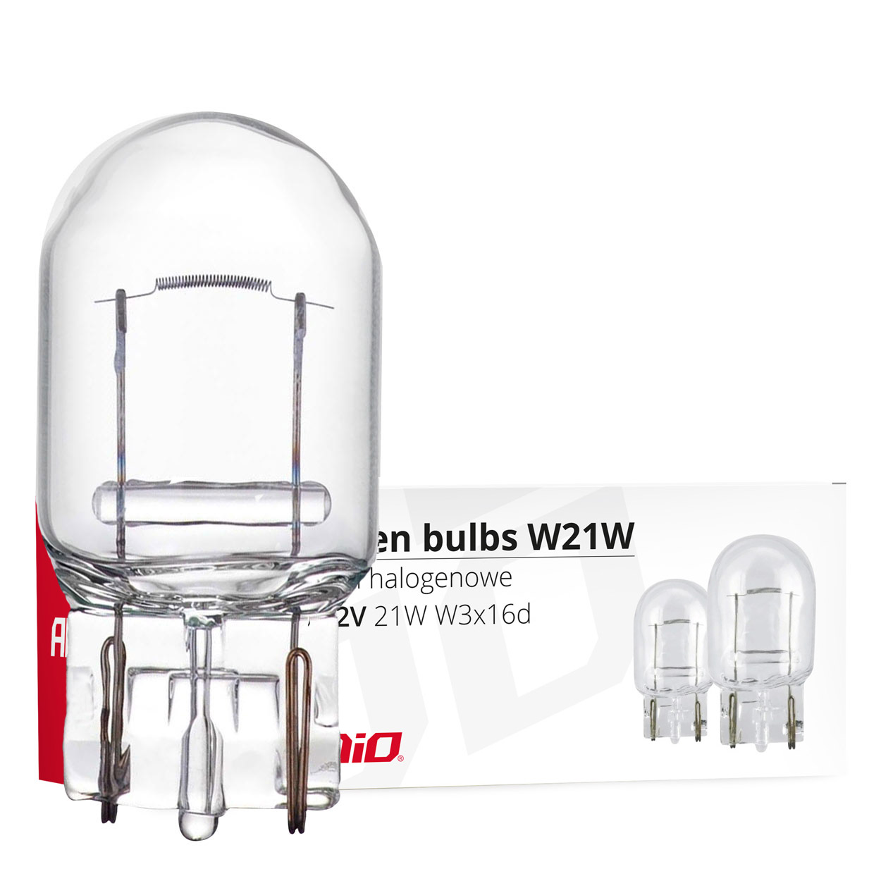 Set 10 becuri cu halogen T20, W21W, W3x16d, 12V