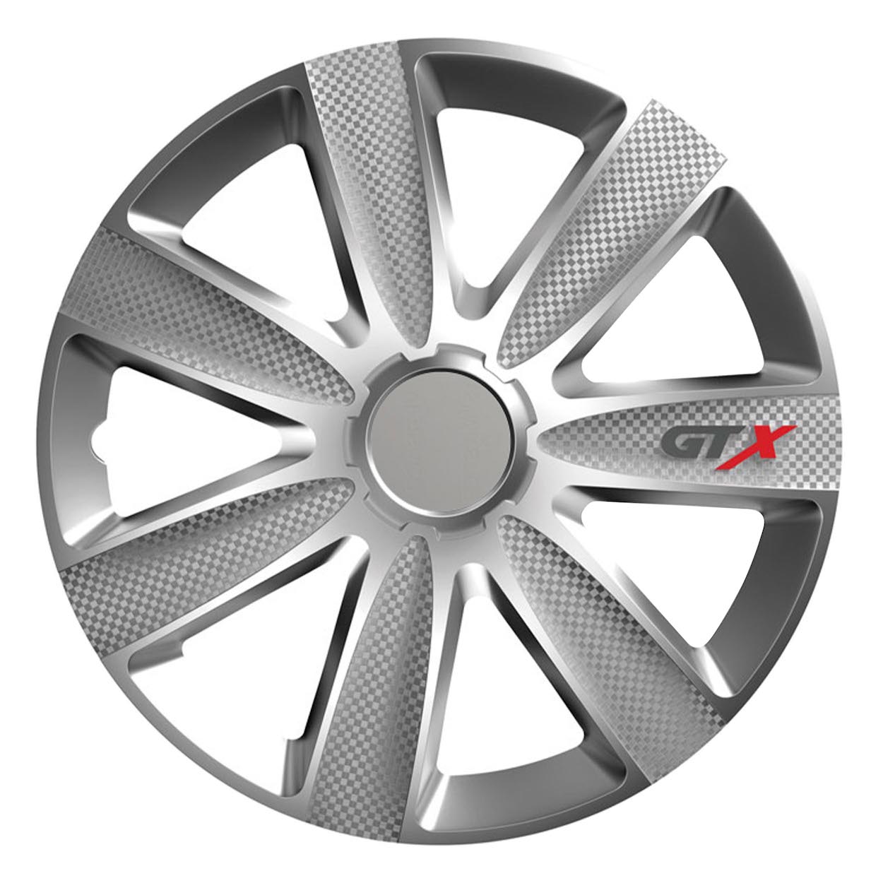 Set 4 capace roti model GTX 16" - CARBON & SILVER