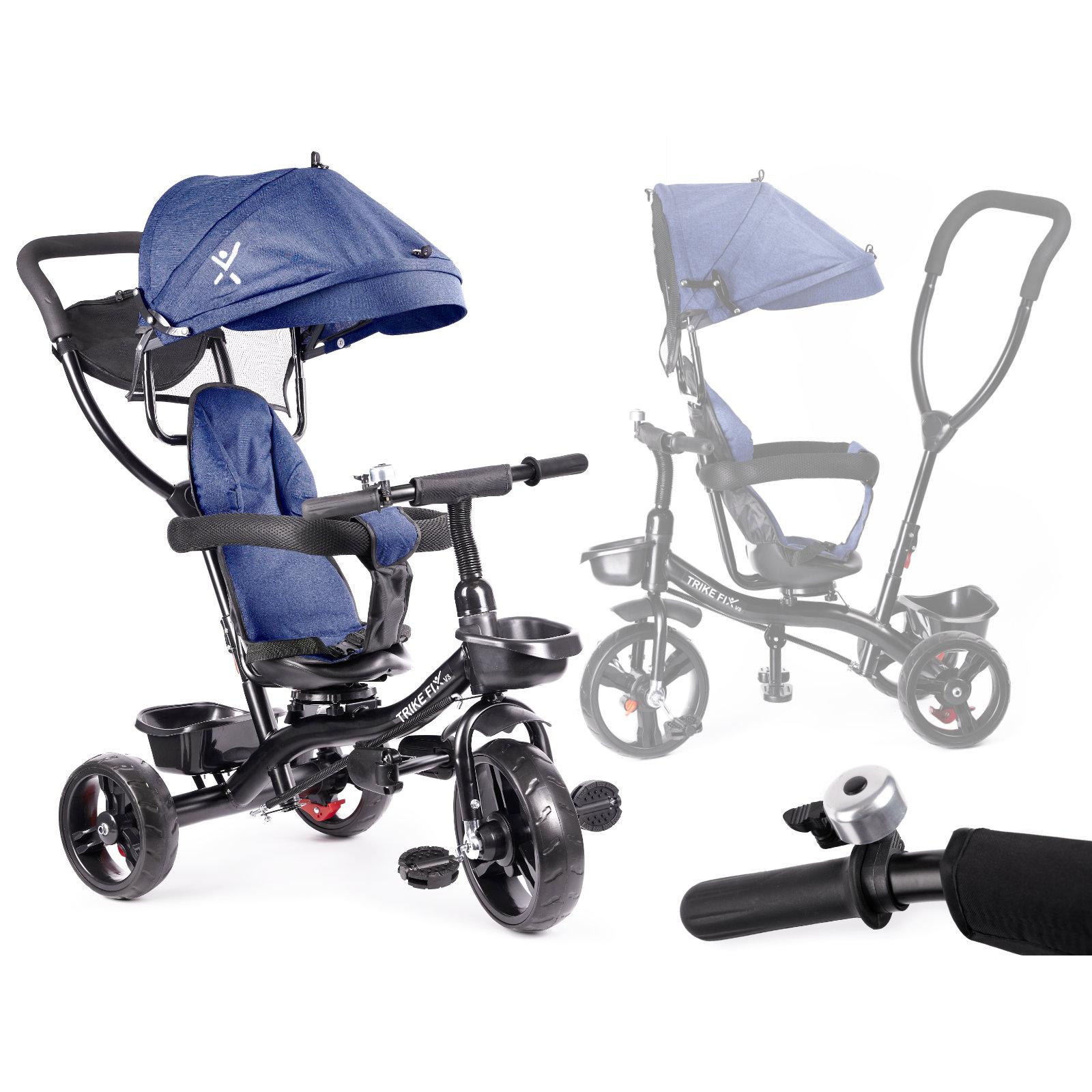 Tricicleta pentru copii Premium TRIKE FIX LITE - ALBASTRU