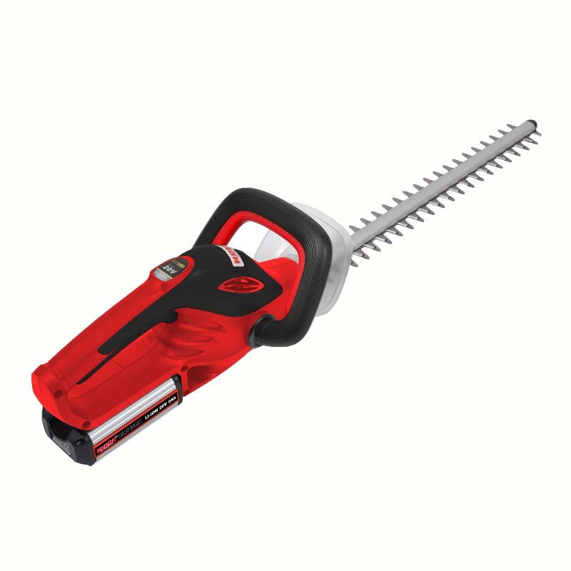 Trimmer pentru gard viu HECHT 6020, lungimea lamei 45 cm, lama finisata la laser, ACCU 20V (fara acumulator/incarcator)