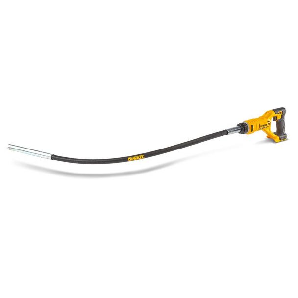 Vibrator de beton Dewalt DCE531N compatibil cu acumulator Li-Ion 18 V, cap vibrant 28.6 mm, lungime furtun 1.2 m