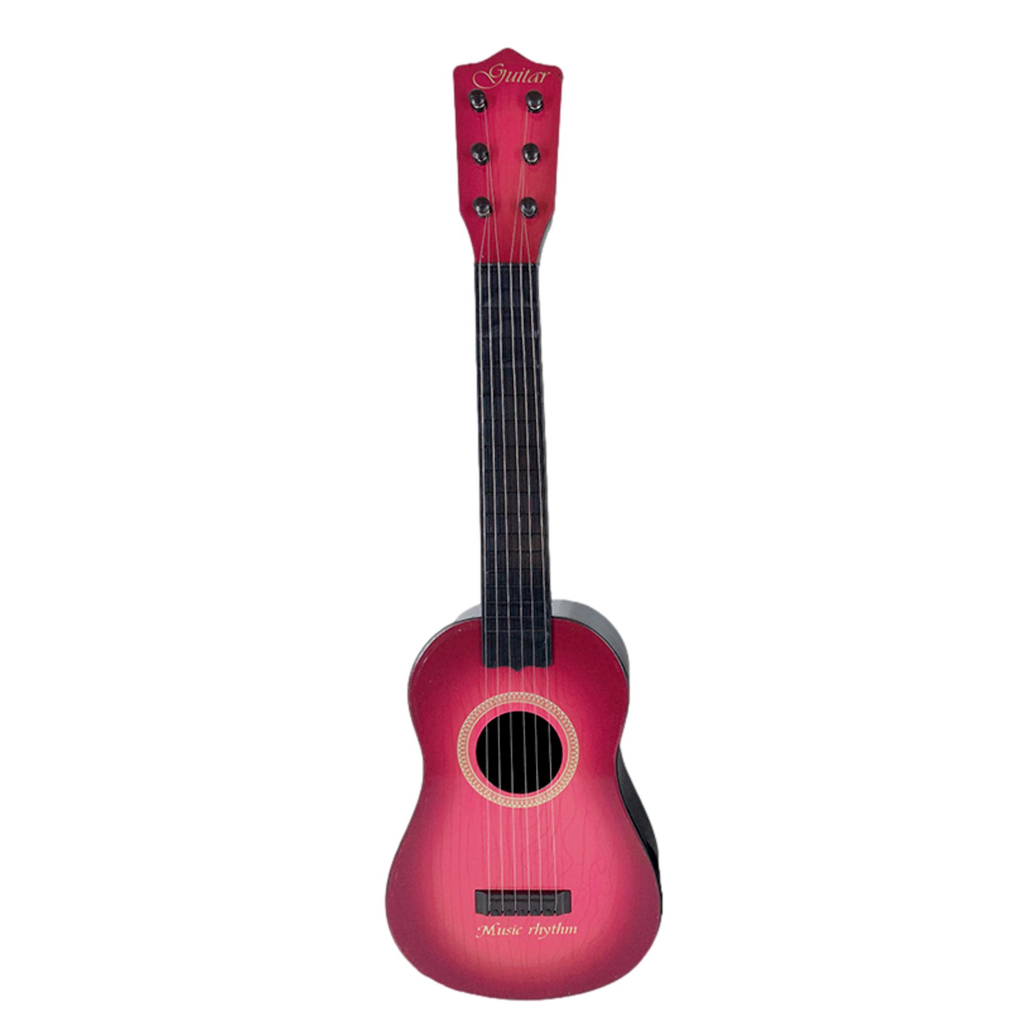 Chitara mini, Music, pentru copii, cu 4 corzi, roz