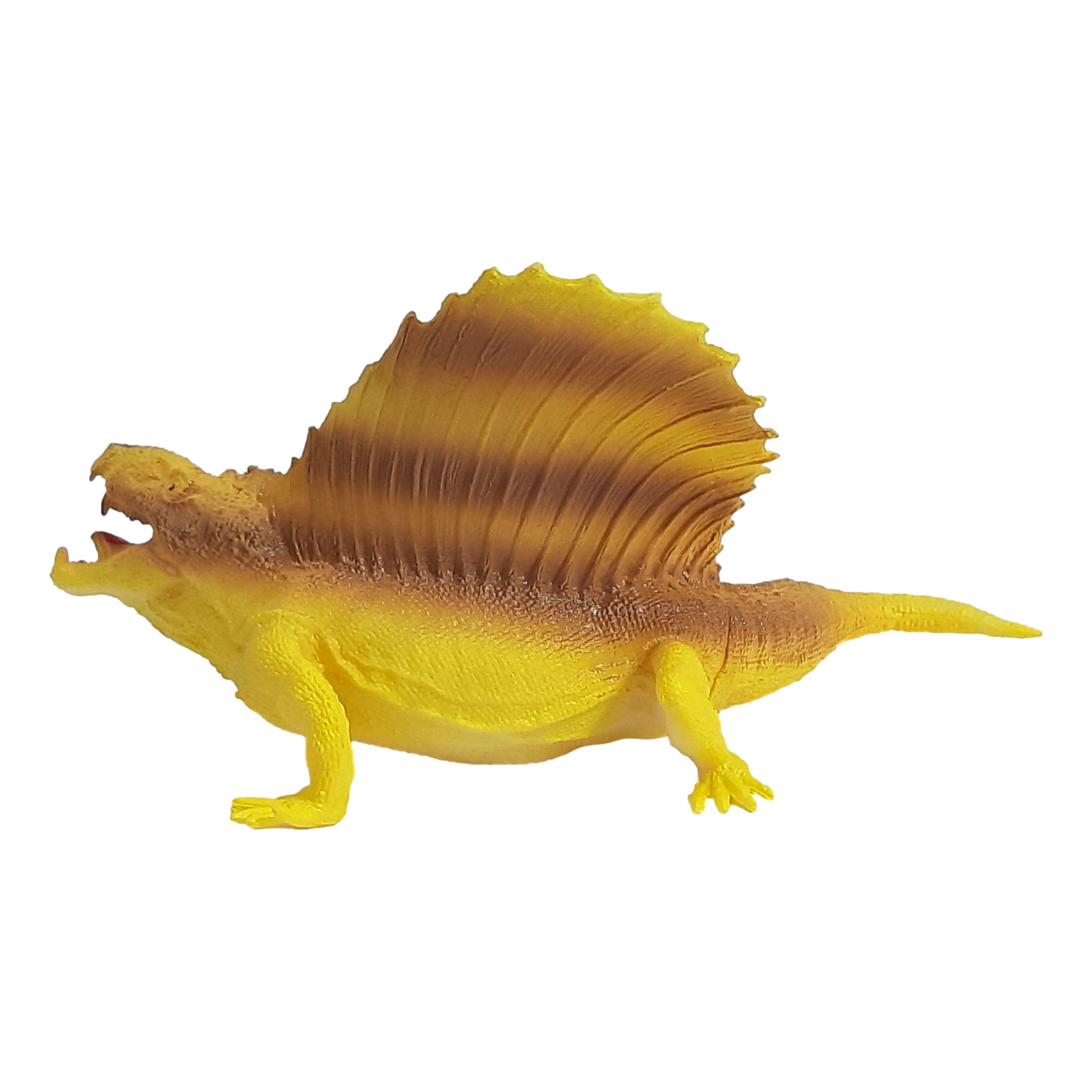 Figurina Dinozaur de Colectie, Dimensiune 10 cm, Model Realist, Galben