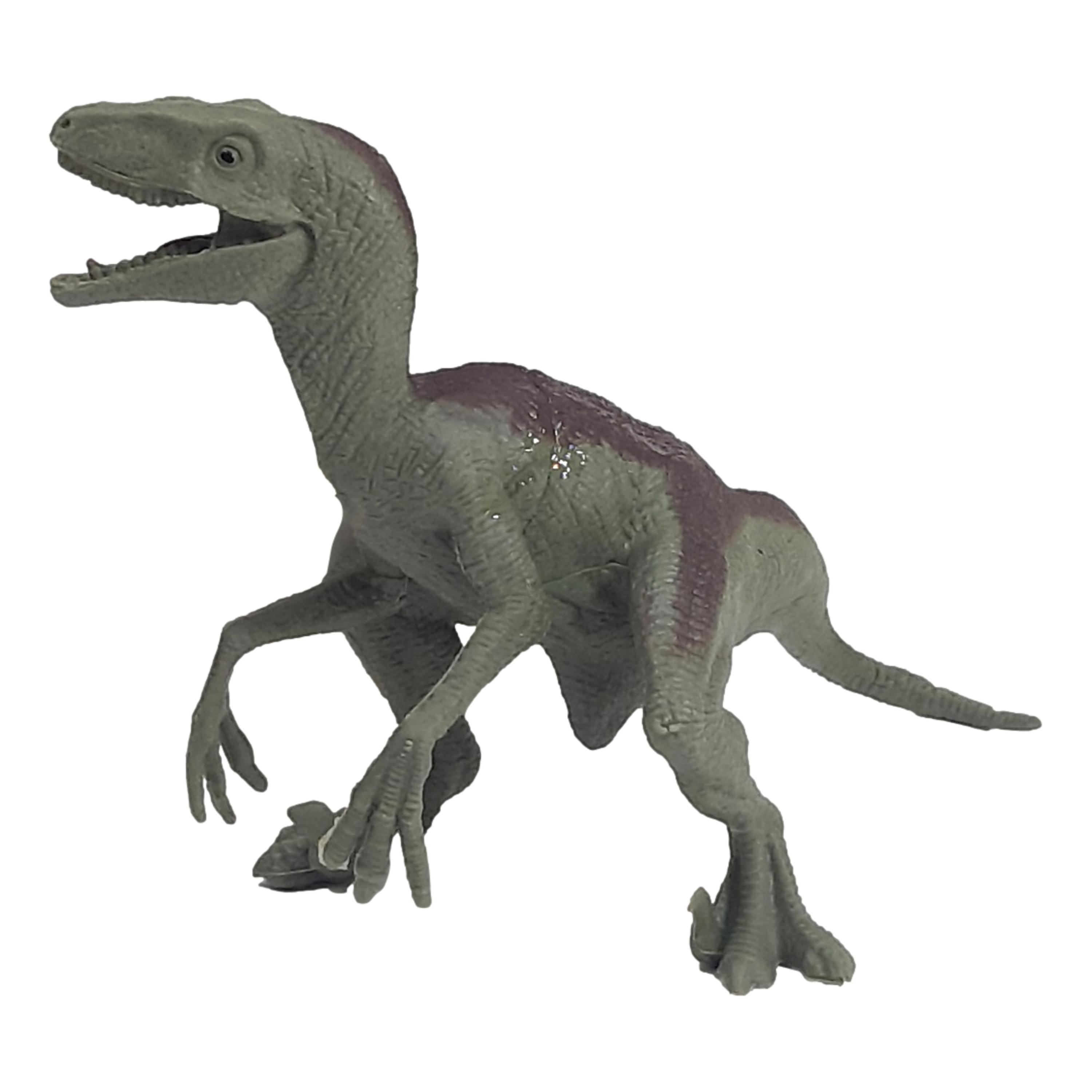 Figurina Dinozaur de Colectie, Dimensiune 10 cm, Model Realist, Gri / Maro