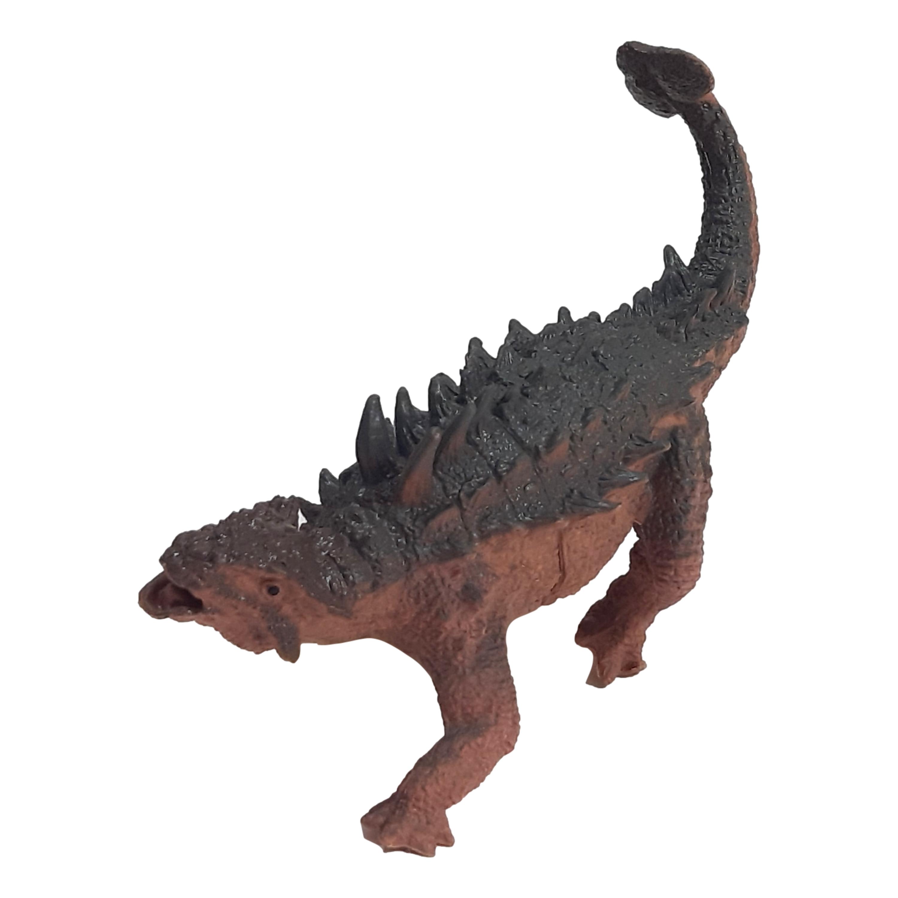 Figurina Dinozaur de Colectie, Dimensiune 10 cm, Model Realist, Maro deschis/Maro