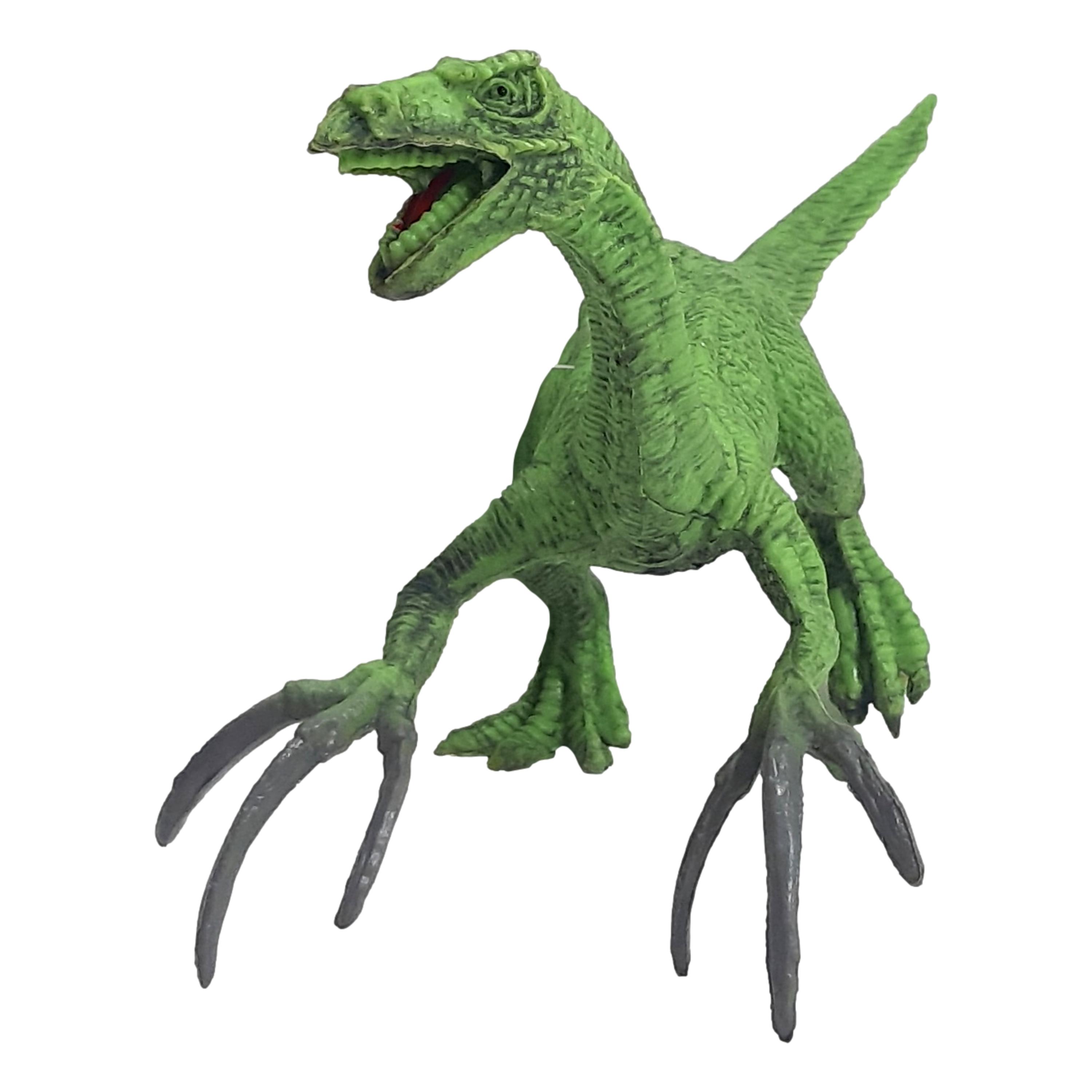 Figurina Dinozaur de Colectie, Dimensiune 10 cm, Model Realist, Verde deschis