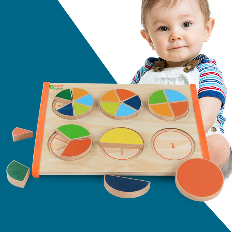Jucarie educativa Montessori din lemn, forme geometrice, Coordonarea mana-ochi, Multicolor