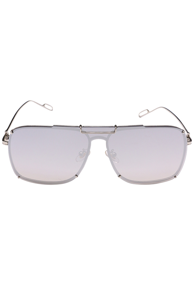 Ochelari de soare Unisex, Rectangulari, lentila semitransparenta, HY3007