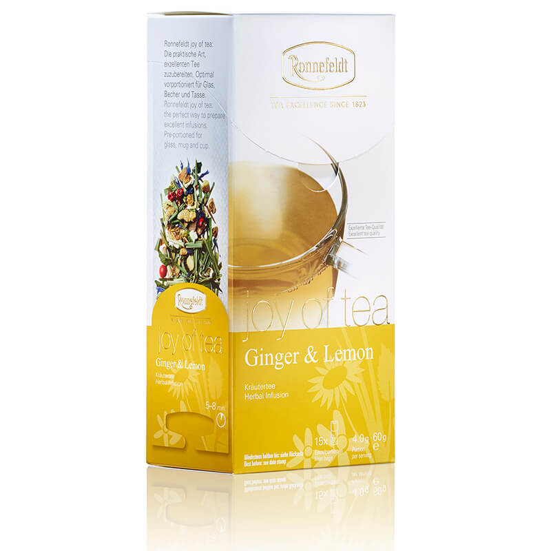 23070 Joy of Tea Ginger & Lemon - Ronnefeldt