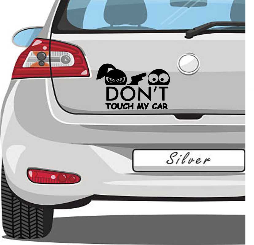 Sticker auto Don\'t Touch My car 2