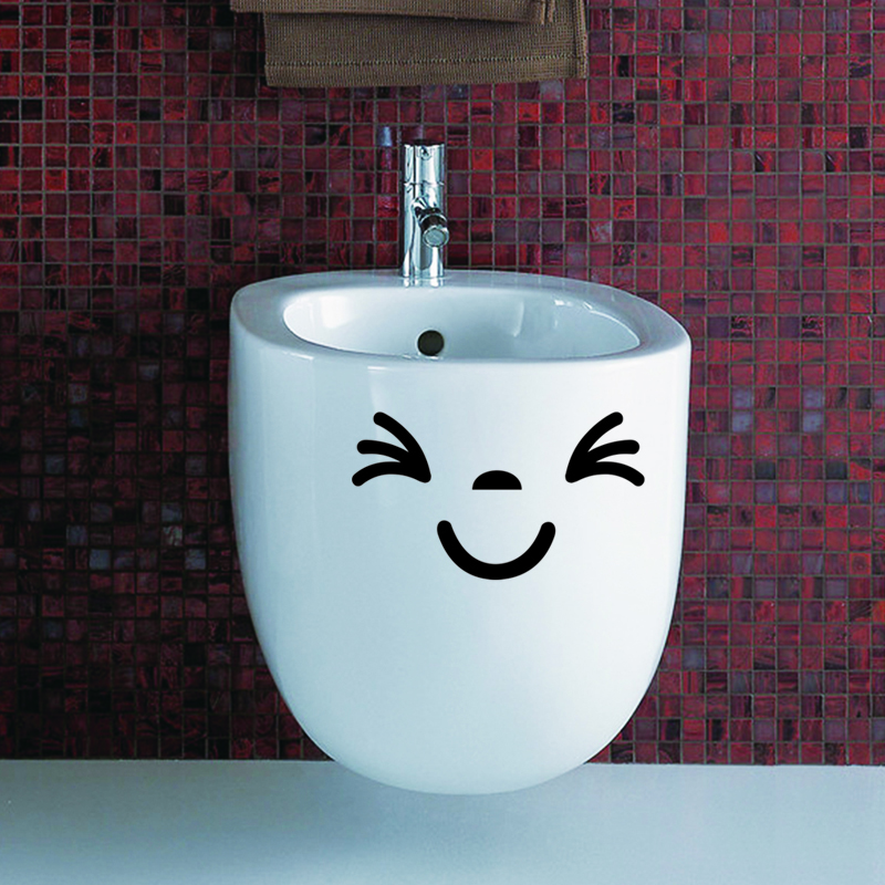 Sticker decorativ Smiling Face 3 12x20cm