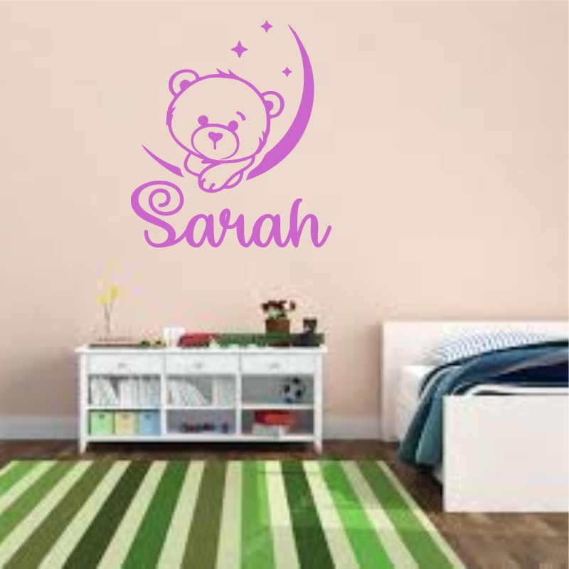 Sticker perete personalizat My Name Girl 16