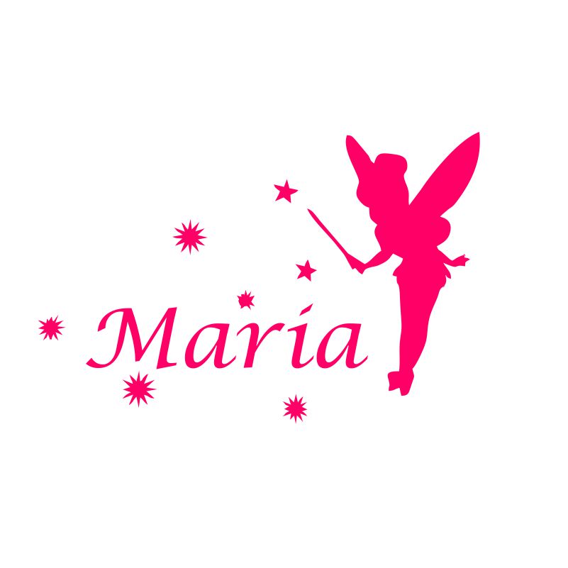 Sticker perete personalizat My Name Girl 3