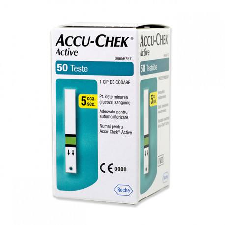 Teste glicemie - ACCU-CHEK ACTIVE TESTE GLICEMIE, farmacieieftina.ro