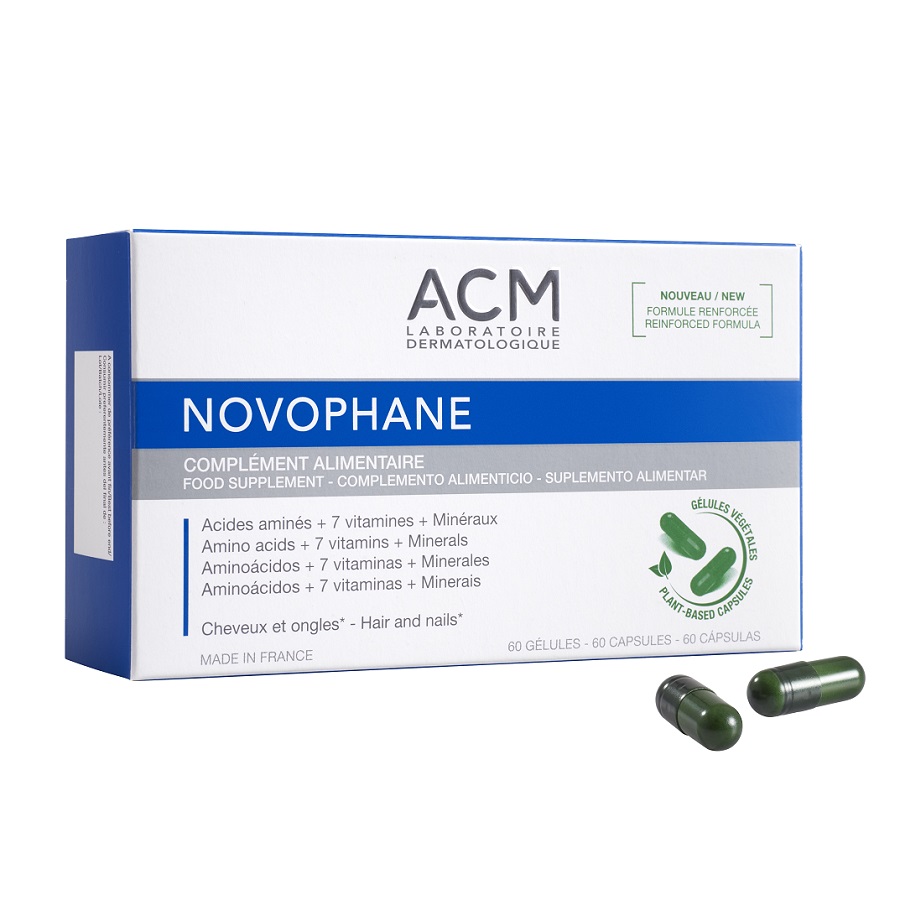 Caderea parului - ACM Novophane Par si Unghii, 60 comprimate, farmacieieftina.ro