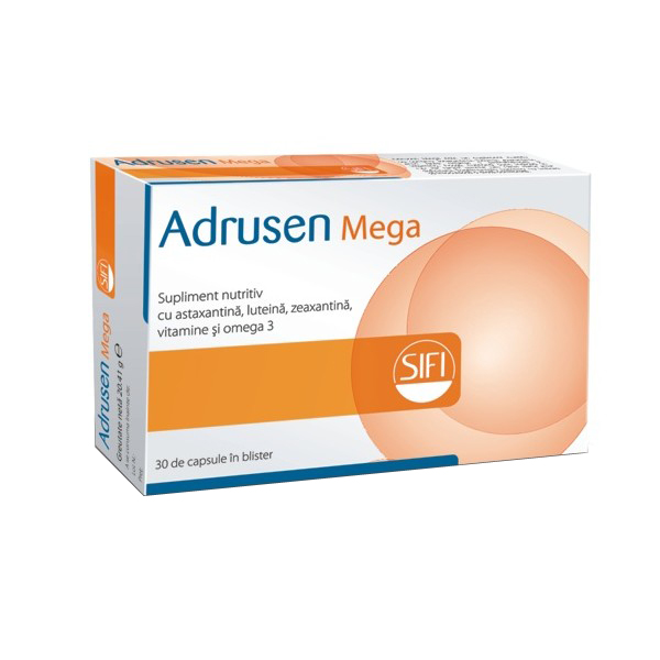 Vitamine pentru ochi - Adrusen mega ,30 capsule, farmacieieftina.ro