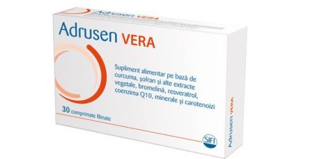 Vitamine pentru ochi - Adrusen vera , 30 comprimate, farmacieieftina.ro