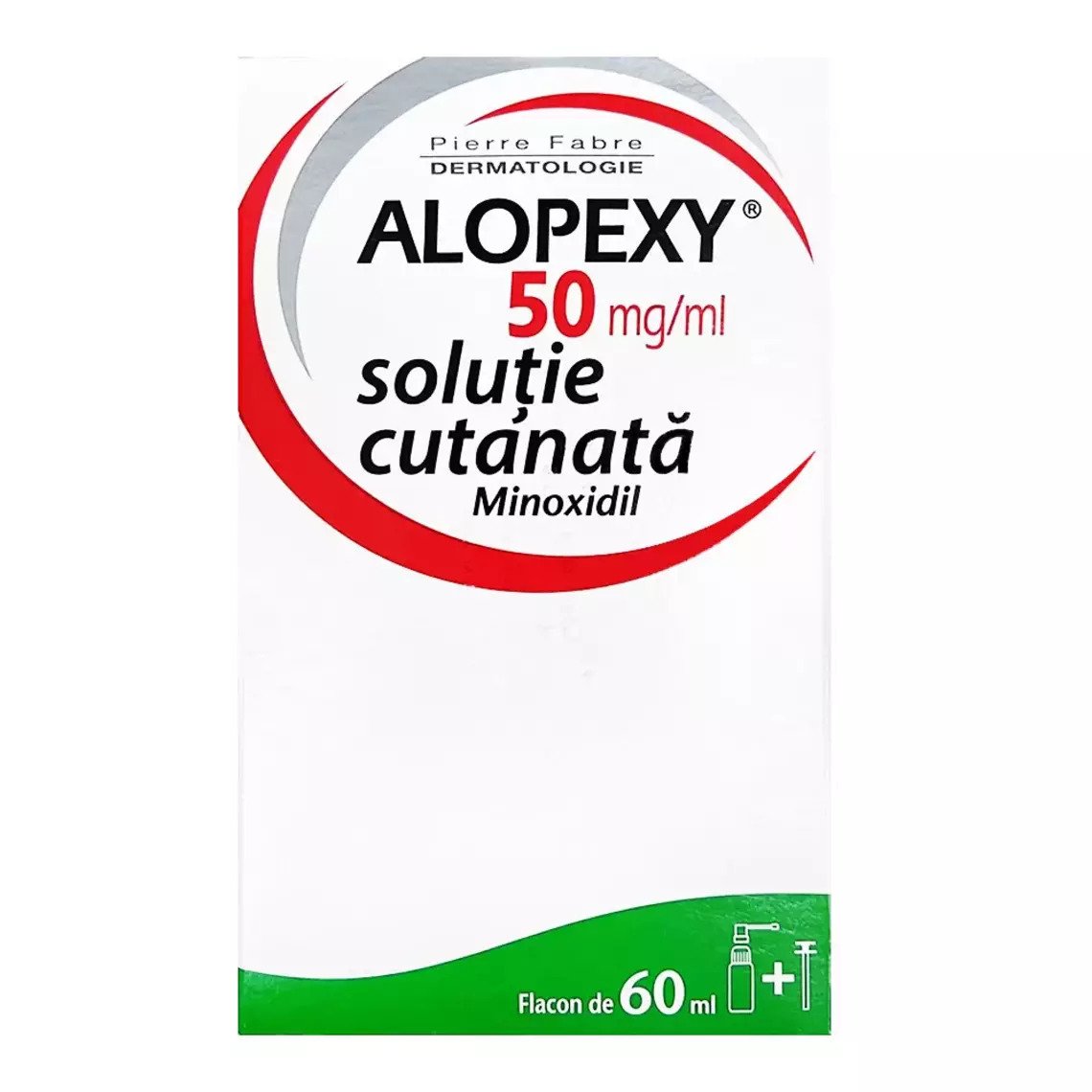 Caderea parului - Alopexy Sol.5%  Fl60ml   Pierre Fabre, farmacieieftina.ro