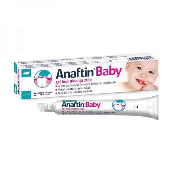 Eruptii dentare - Anaftin Baby Gel Gingival, 10 ml, Berlin Chemie, farmacieieftina.ro