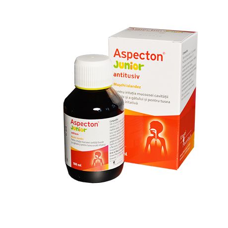 Tuse - Aspecton Junior Sirop, 100 ml, Krewel, farmacieieftina.ro