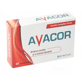 Afectiuni cardiace si circulatorii - Avacor 30 Capsule Sanience, farmacieieftina.ro