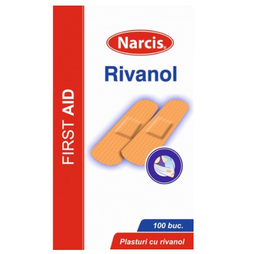Plasturi  - B A RIVANOL 2X7CM, farmacieieftina.ro