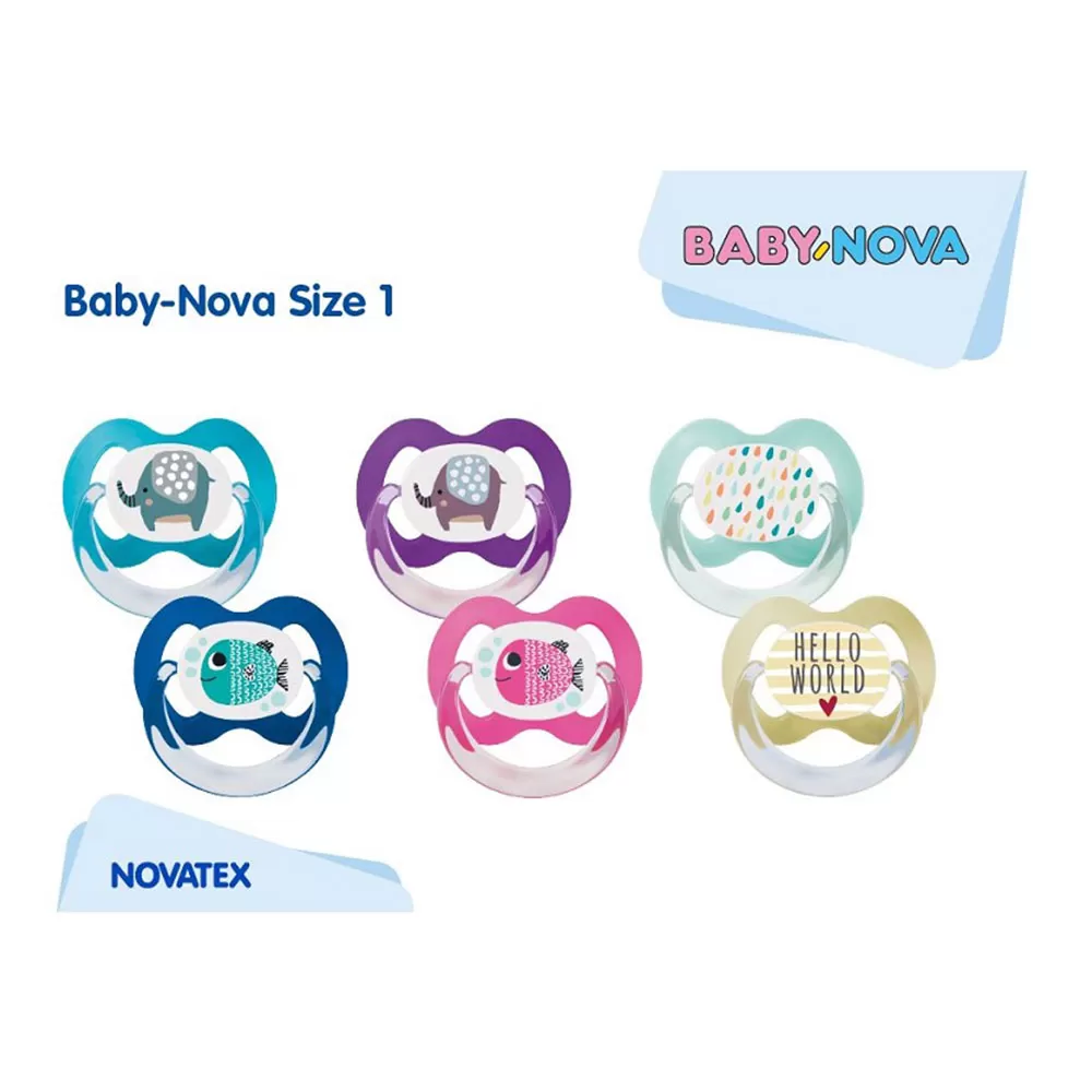 Baby Nova Suzete Ortodontice Decorate 1+ 20004