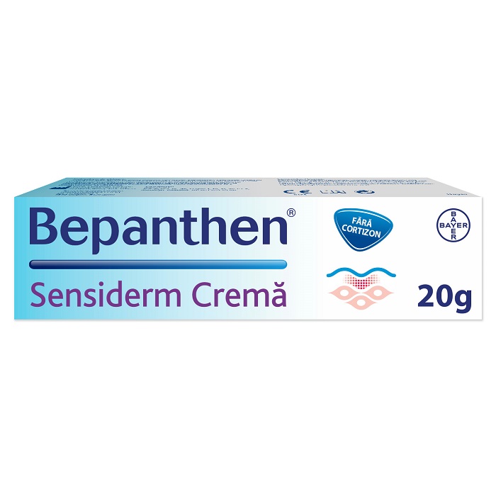 Arsuri, rani si cicatrici - Crema Bepanthen Sensiderm, 20 G, Bayer, farmacieieftina.ro