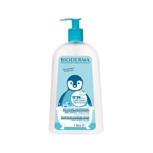 Ingrijire piele  - Bioderma Abc Derm Cold Cream Lotiune  pentru Spalare pentru Sugari si Prematuri 1000ml, farmacieieftina.ro