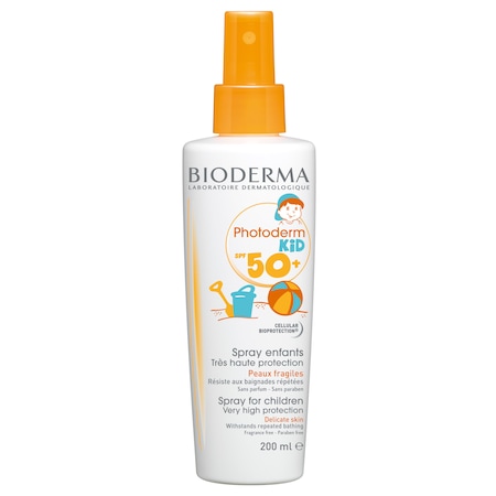 Produse pentru plaja - Bioderma Photoderm Kids Spray Protectie Solara Factor de Protectie 50+ 200ml, farmacieieftina.ro